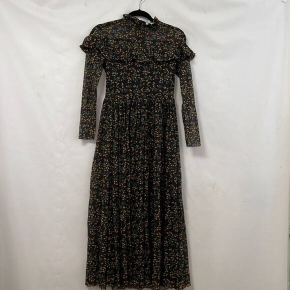 GANNI TILDEN MESH DRESS SIZE 36 S - Picture 2 of 11